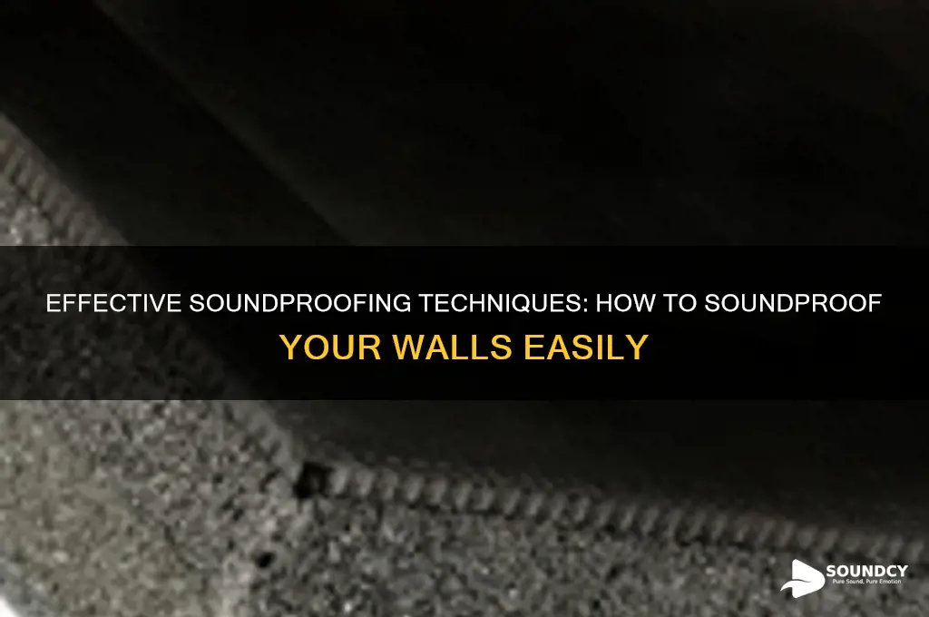 how to sound proof wall