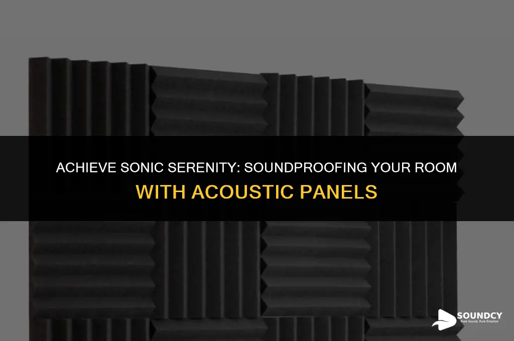 how to sound proof your room with sound panels