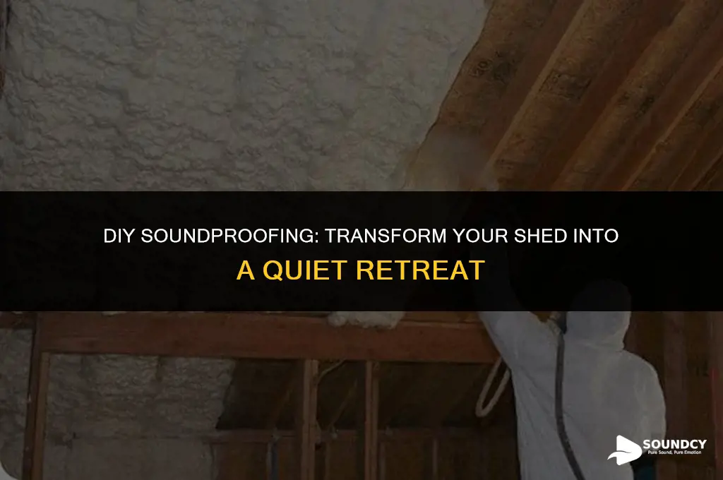 how to sound proof your shed without the expense
