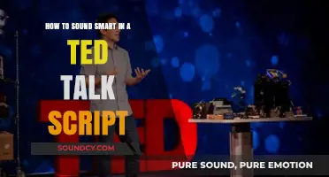 Crafting Eloquence: The Art of Sounding Smart in Your TED Talk Script