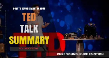 Mastering the Art of Eloquence: Tips for a Compelling TED Talk Summary