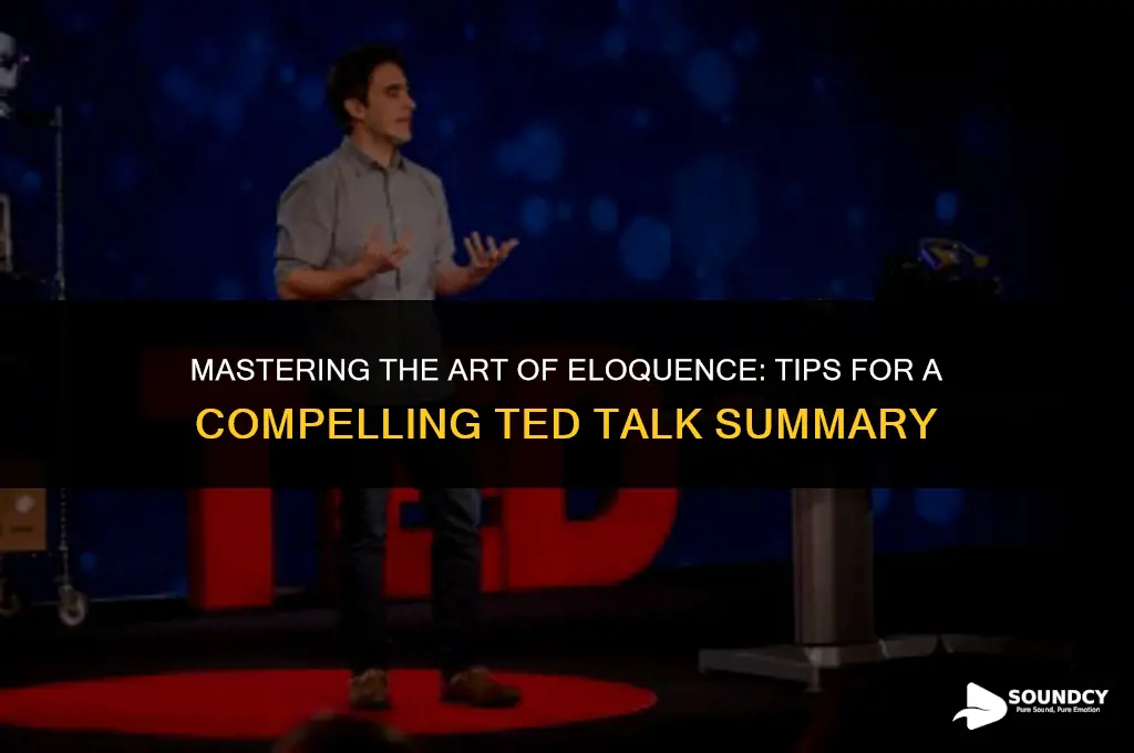 how to sound smart in your ted talk summary