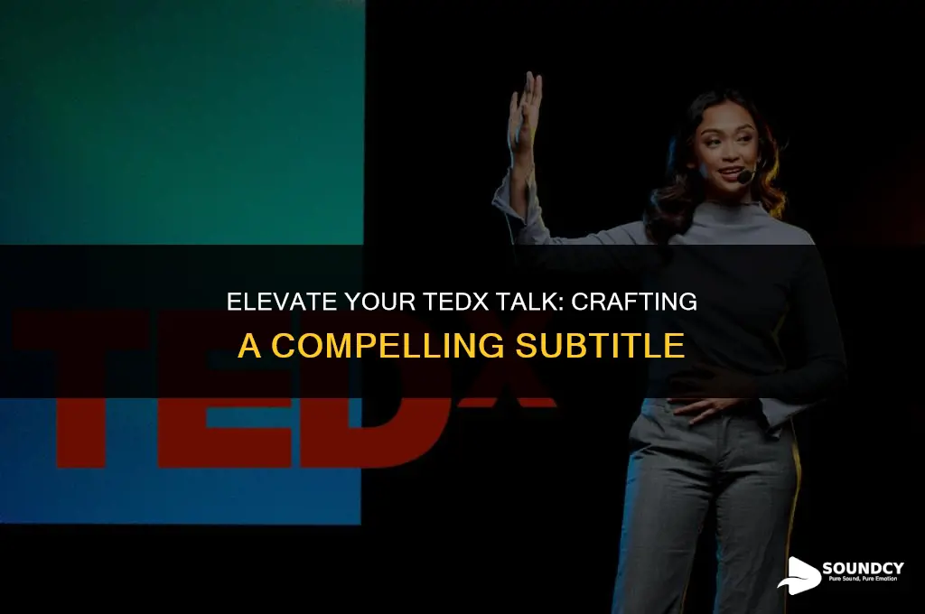 how to sound smart in your tedx talk subtitle