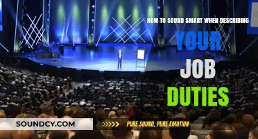Elevate Your Professional Speak: Articulating Job Duties with Finesse