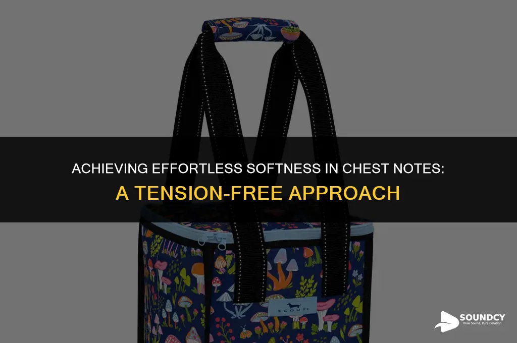 how to sound soft in chest notes without tension