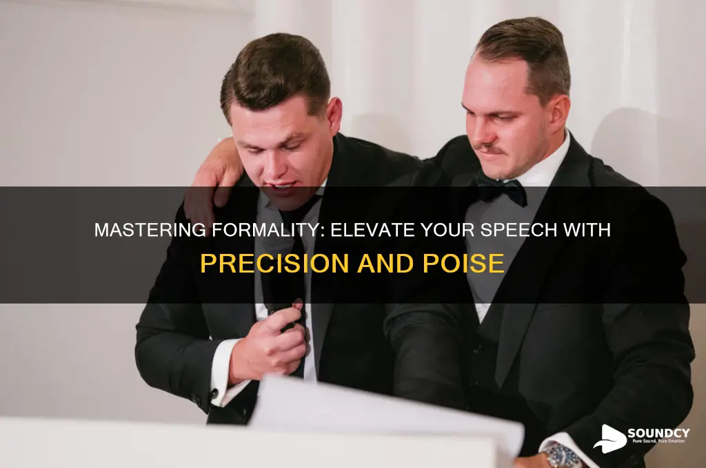 how to sound super formal