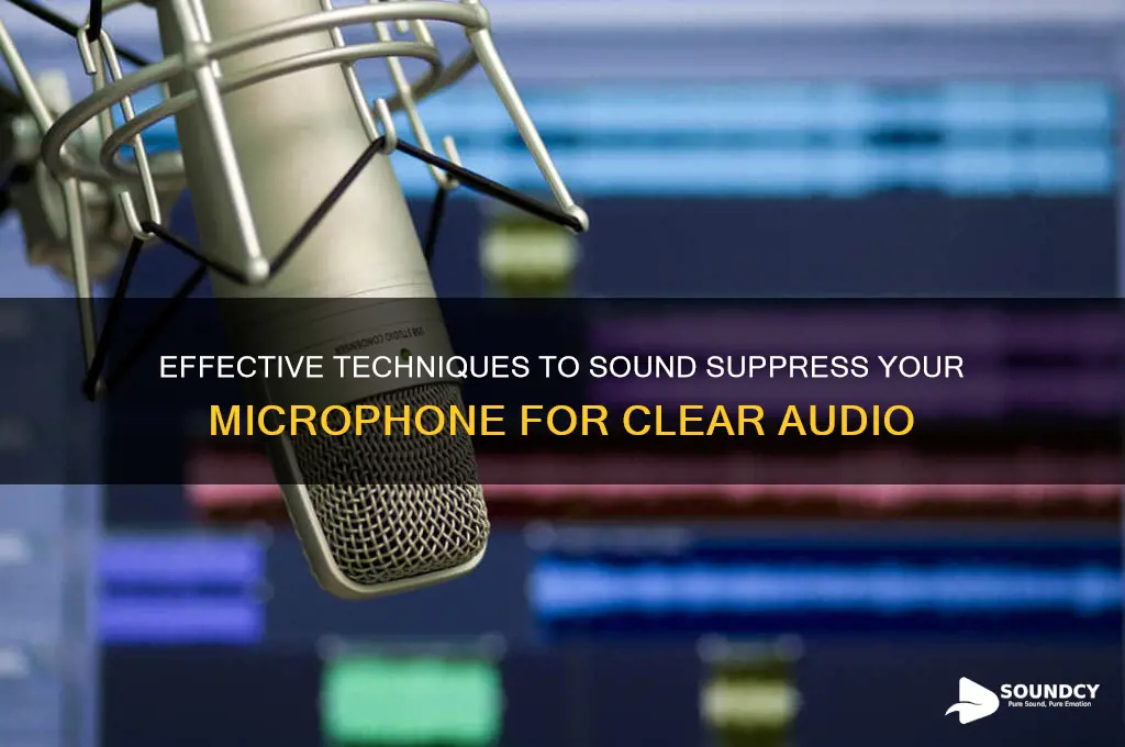how to sound surpress microphone