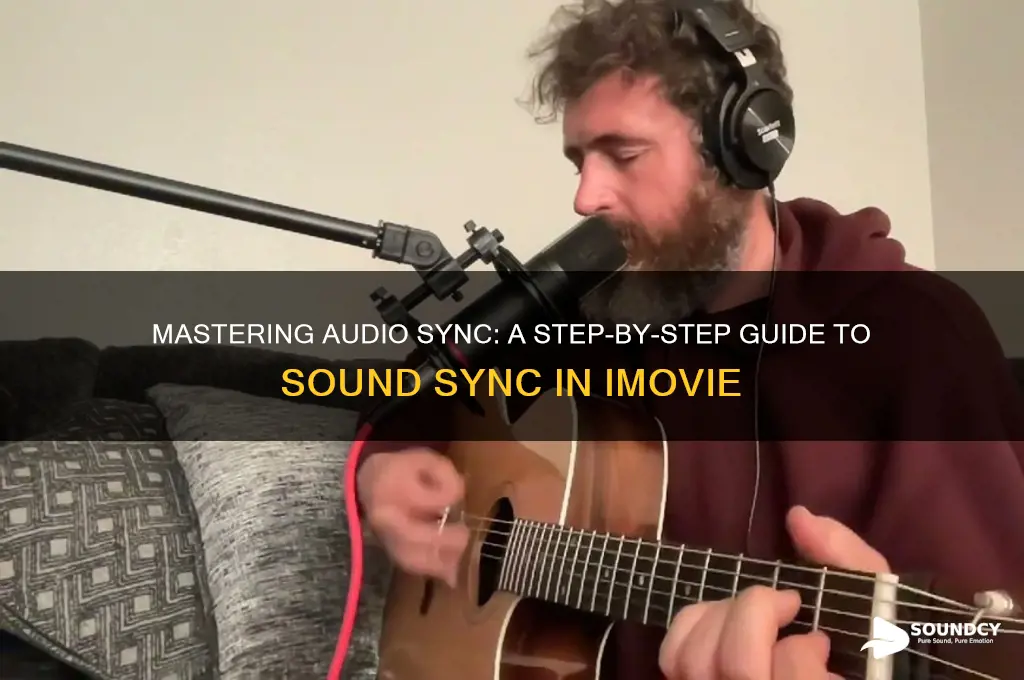 how to sound synch imovie