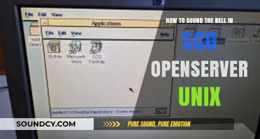 Mastering the Art of Sounding the Bell in SCO OpenServer Unix
