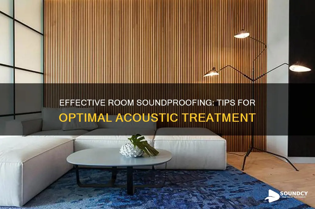 how to sound treat room