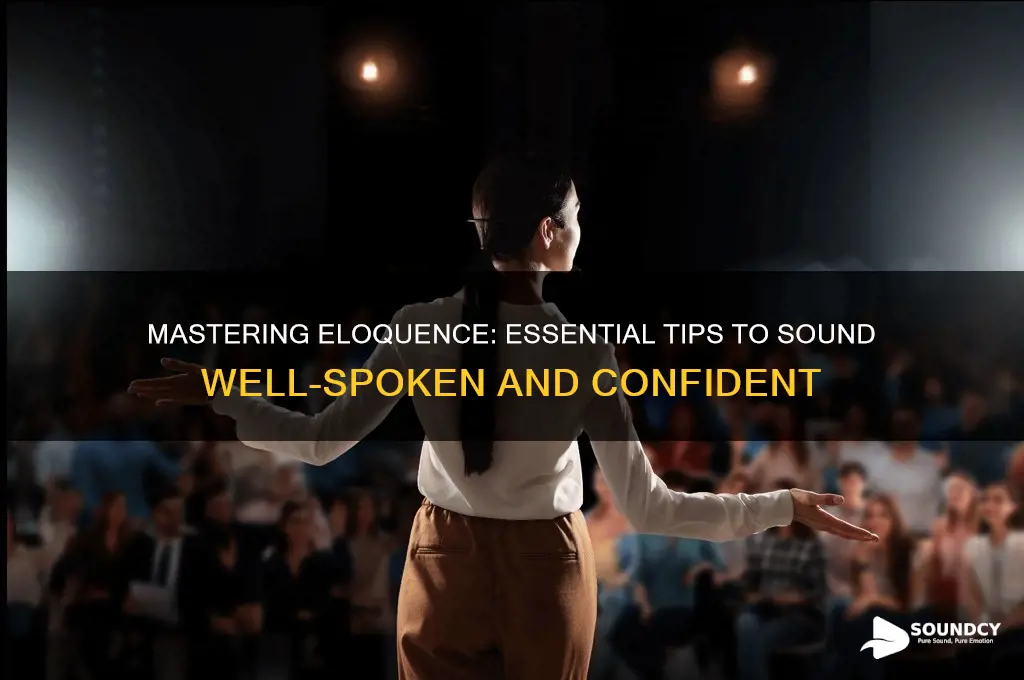 how to sound well spoken
