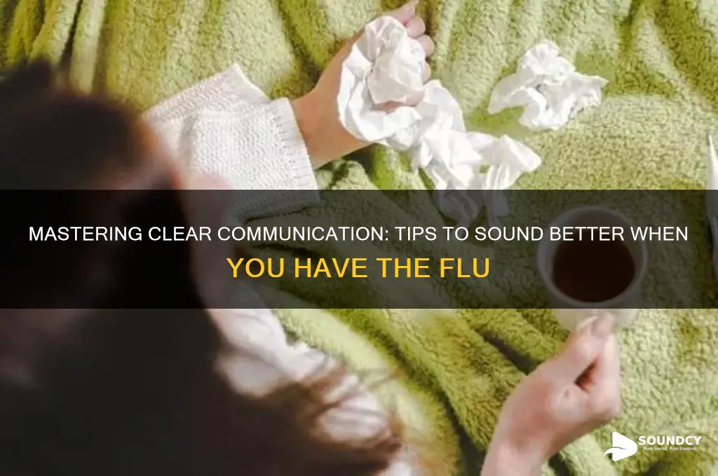 how to sound with flu