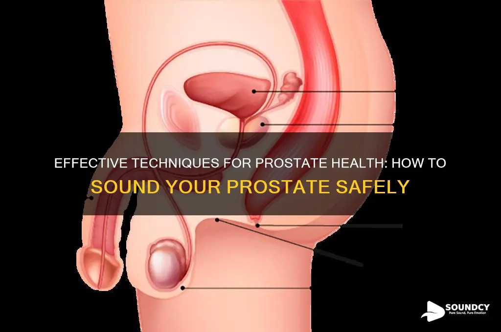how to sound your prostate