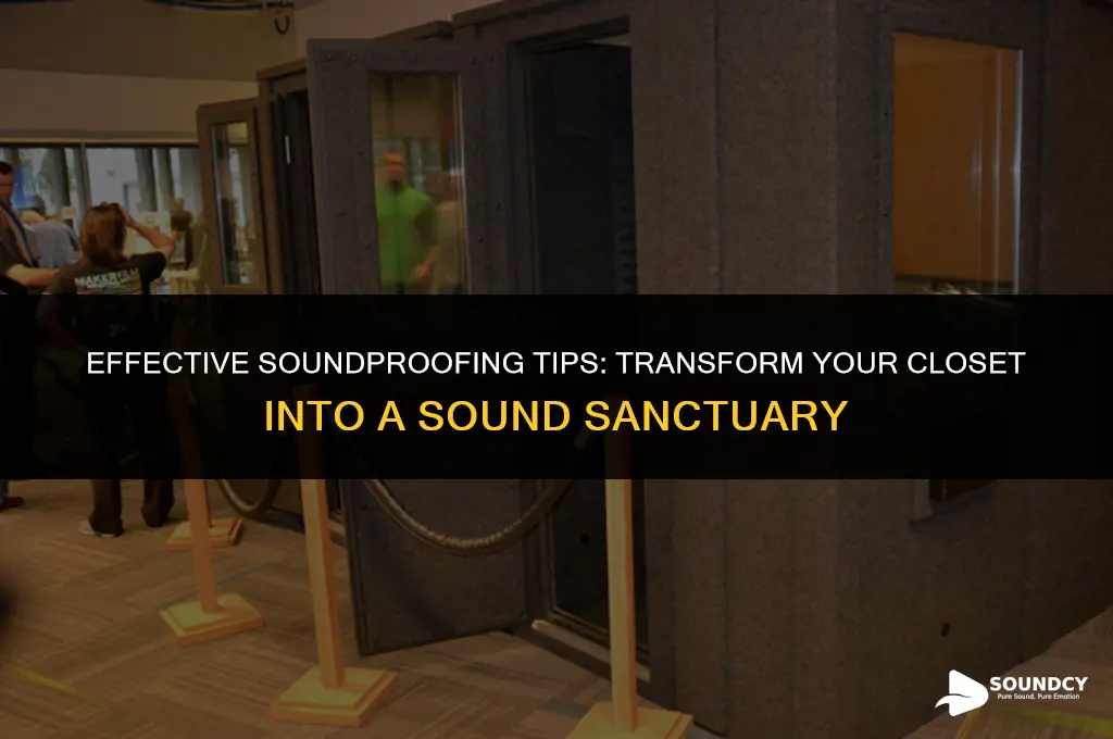 how to soundproof a closet to keep sound in