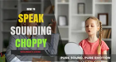 Mastering Choppy Speech: Techniques to Sound Intentionally Disjointed and Clear
