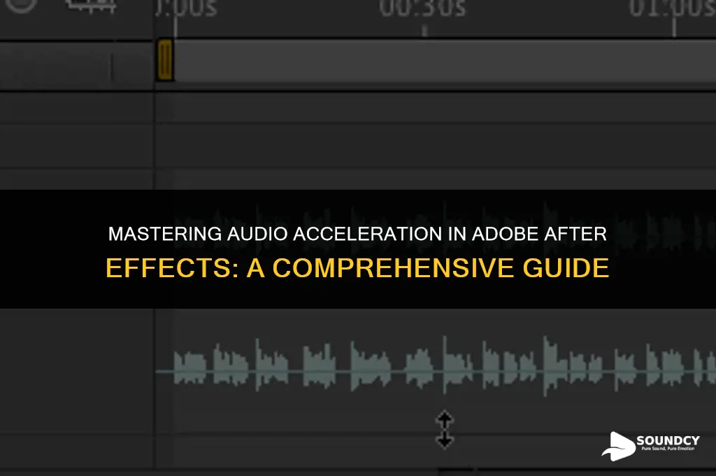 how to speed up sound in adobe after effeccts