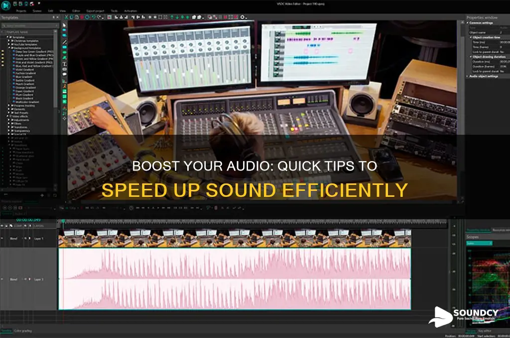 how to speed up sound