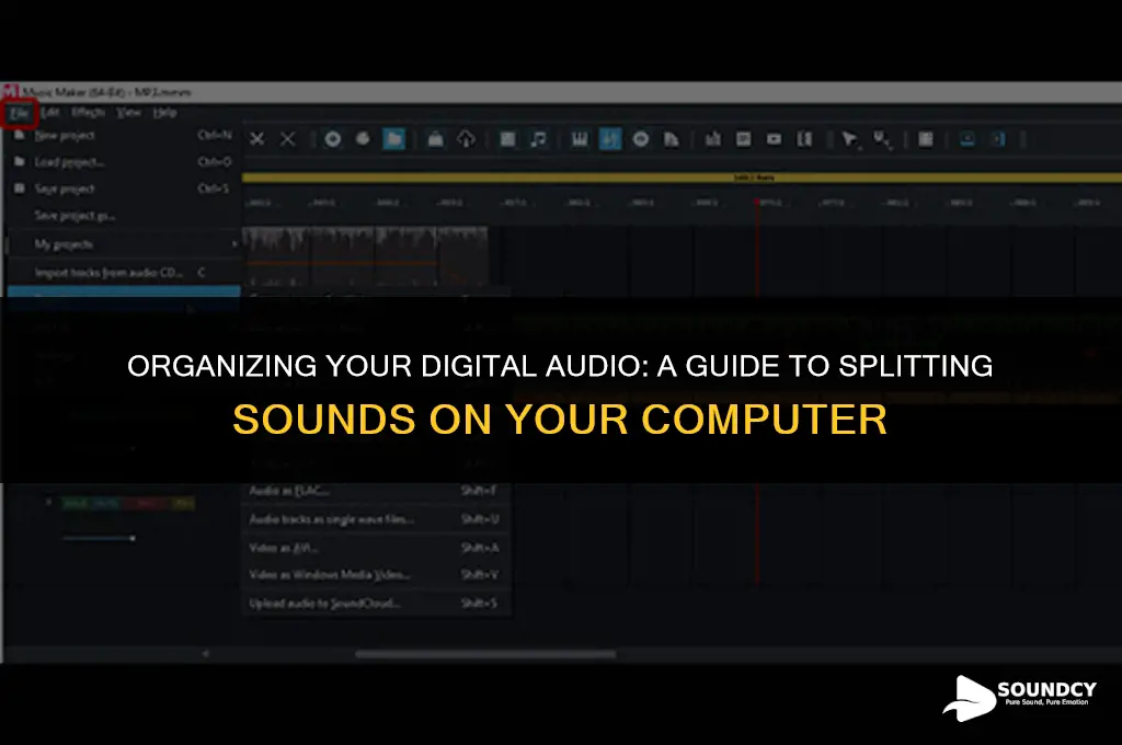 how to split up your sounds on ur comp