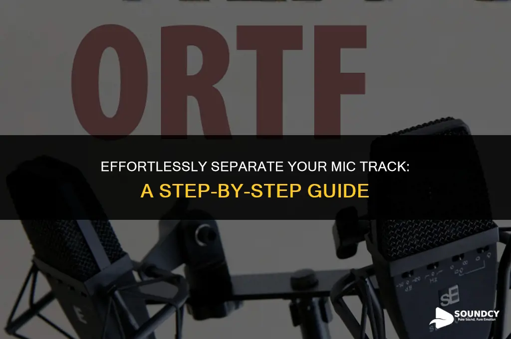 how to split your mic from a sound file