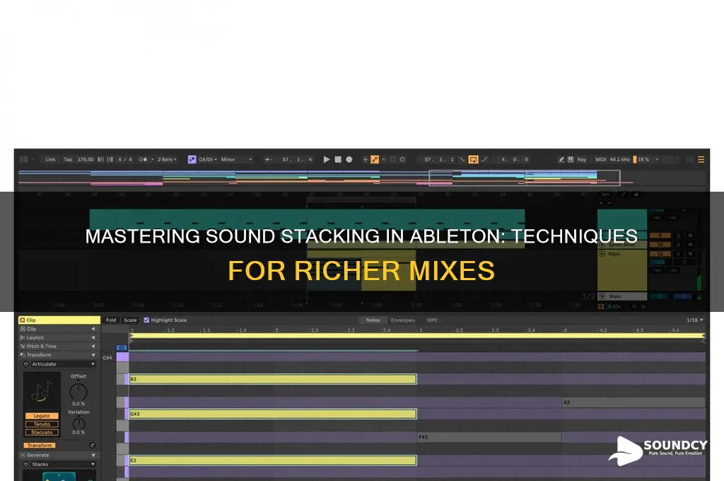 how to stack sounds abelton
