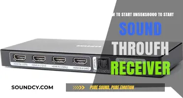 Unleash the Sound: A Beginner's Guide to Connecting Your UN55KS8000 to a Receiver
