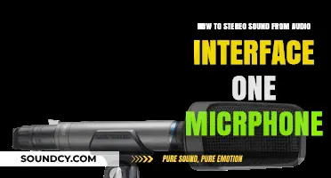 Achieving Stereo Sound with One Microphone: Audio Interface Tips