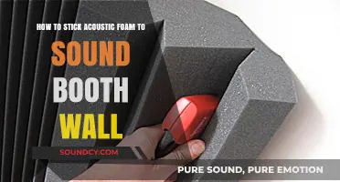 Soundproofing Simplified: Attaching Acoustic Foam to Your Sound Booth Walls