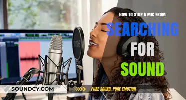 Silencing the Search: How to Stop Your Mic from Hunting for Sound
