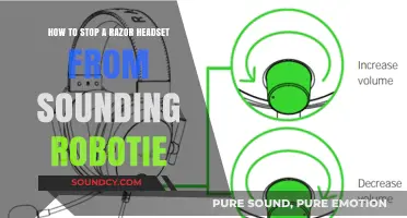 Fix Your Razor Headset: Eliminate That Robotic Sound!