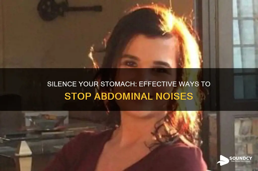 how to stop abdominal sounds