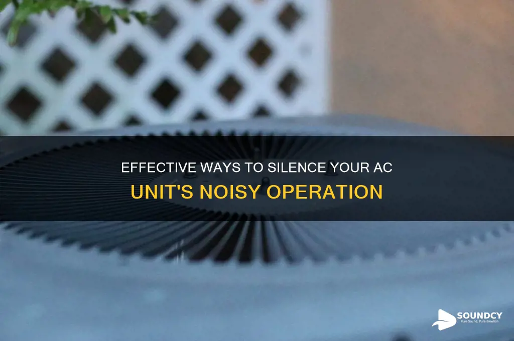 how to stop ac sound