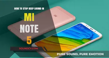 Silencing the Beep: A Guide to Stopping Sounds on Mi Note 5