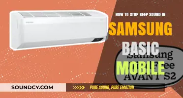 Silencing the Beep: A Guide to Stopping Sounds on Samsung Basics