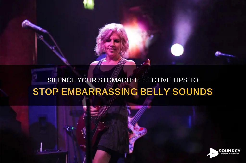 how to stop belly sounds
