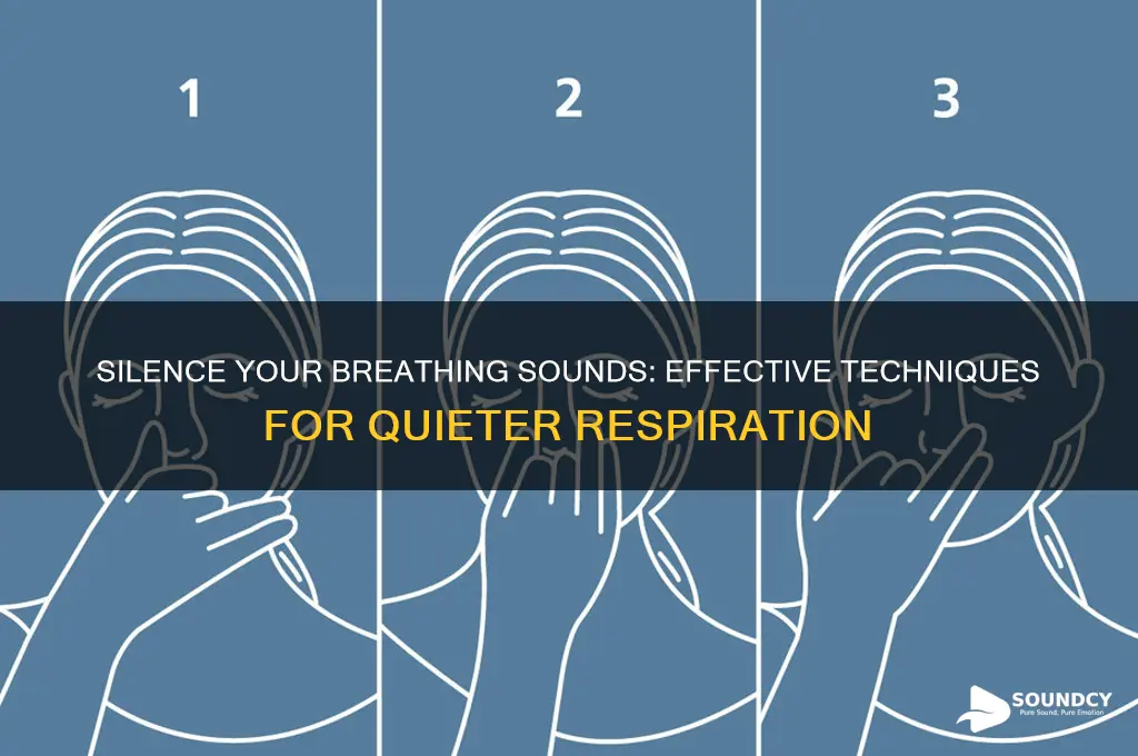 how to stop breathing sounds