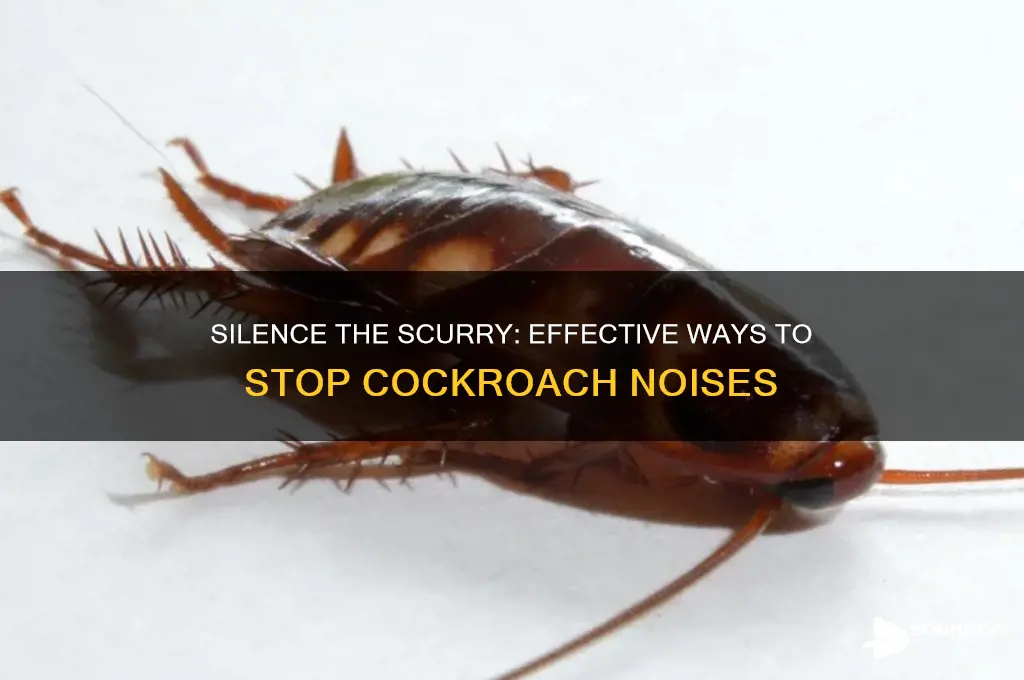 how to stop cockroaches sound