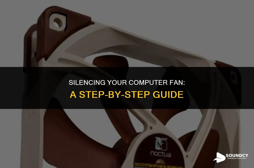 how to stop computer from making a fan sound