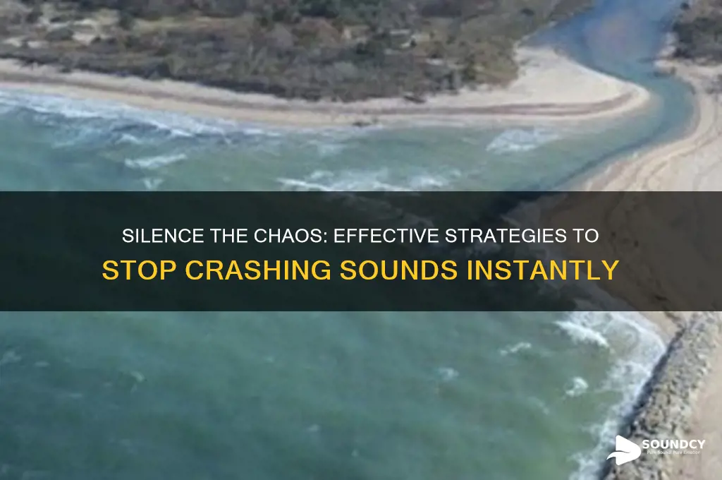 how to stop crashing sound