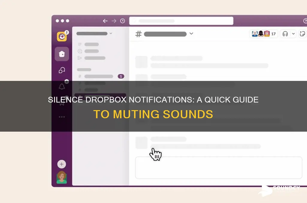 how to stop dropbox sounds