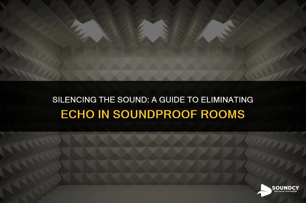 how to stop echo in a sound proof room