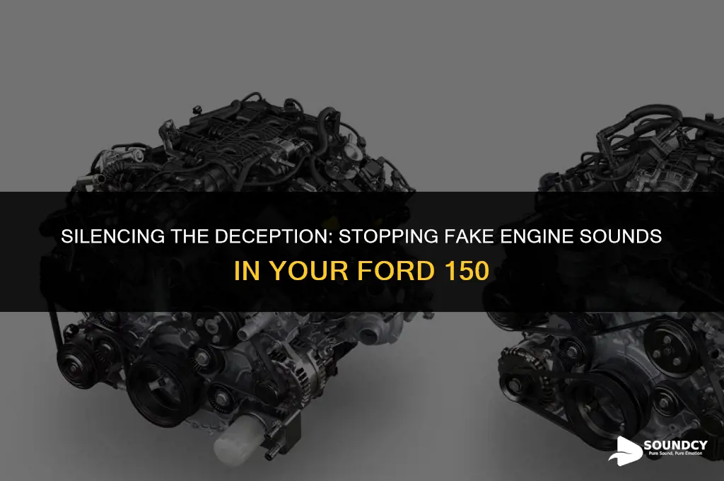 how to stop fake engine sound in ford 150