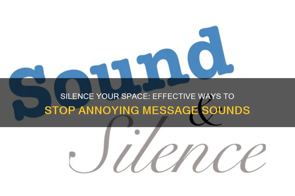 how to stop imassgae sounds