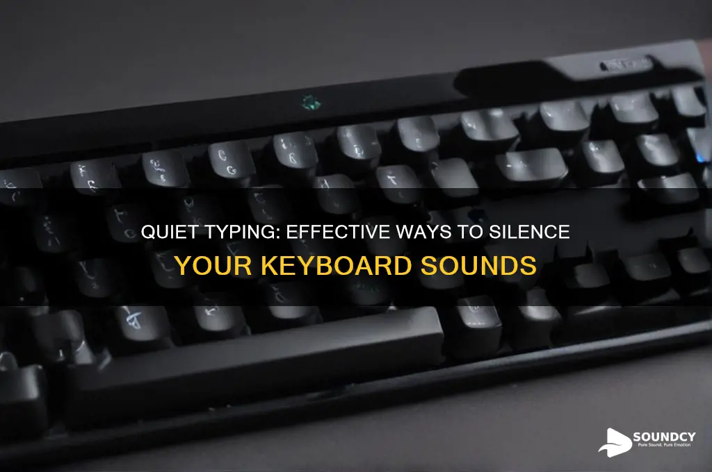 how to stop keyboard sounds
