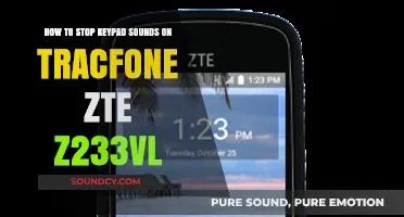 Silencing Keypad Sounds on TracFone ZTE Z233VL: A Step-by-Step Guide