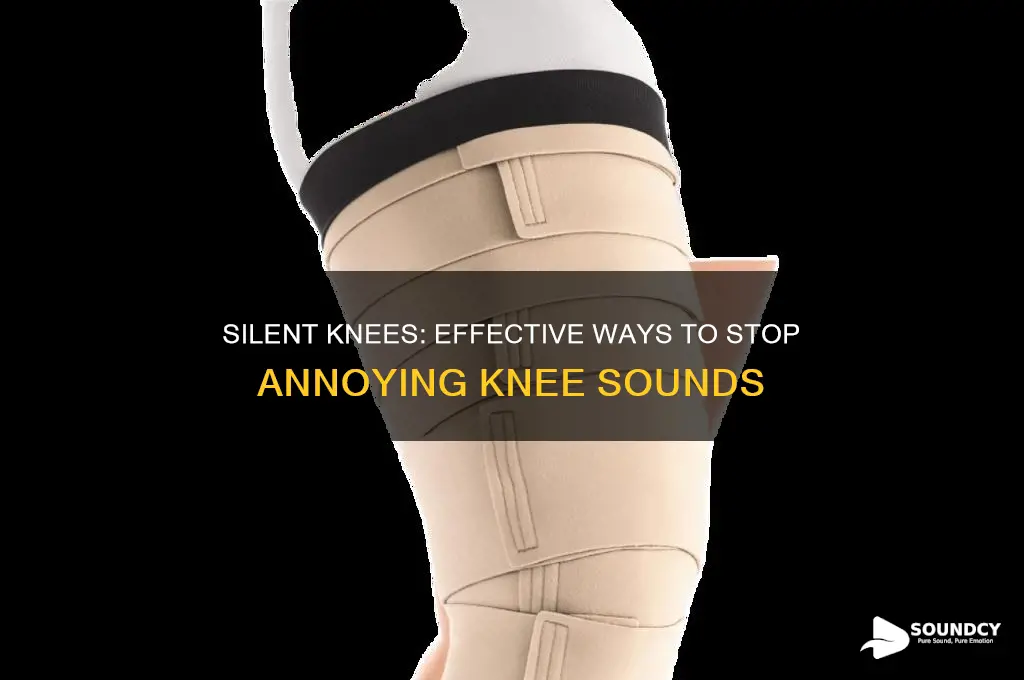 how to stop knee sound