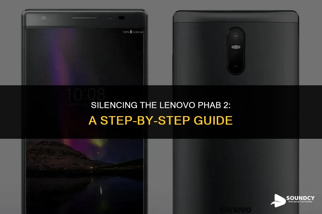 how to stop lenovo phan 2 from making sounds