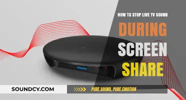 Silencing Live TV Audio During Screen Sharing: A Comprehensive Guide