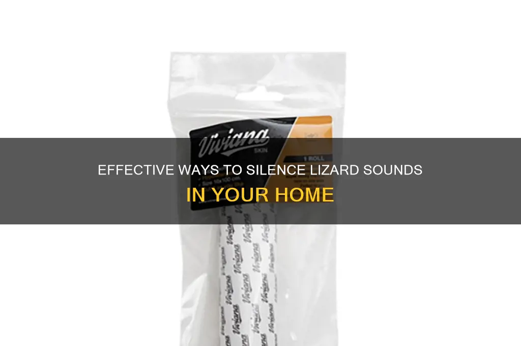how to stop lizard sound
