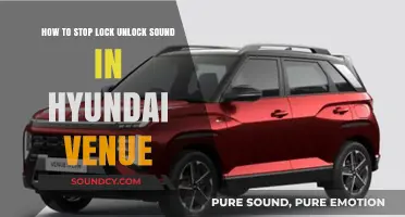 Silencing the Lock/Unlock Sound in Your Hyundai Venue: A Simple Guide