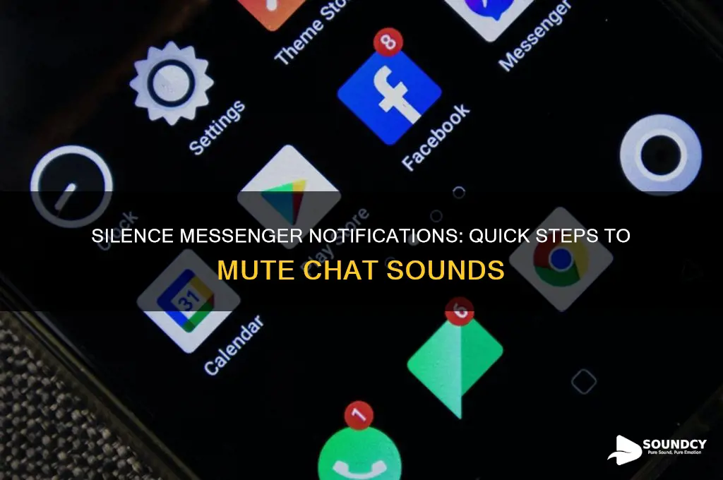 how to stop messenger sound